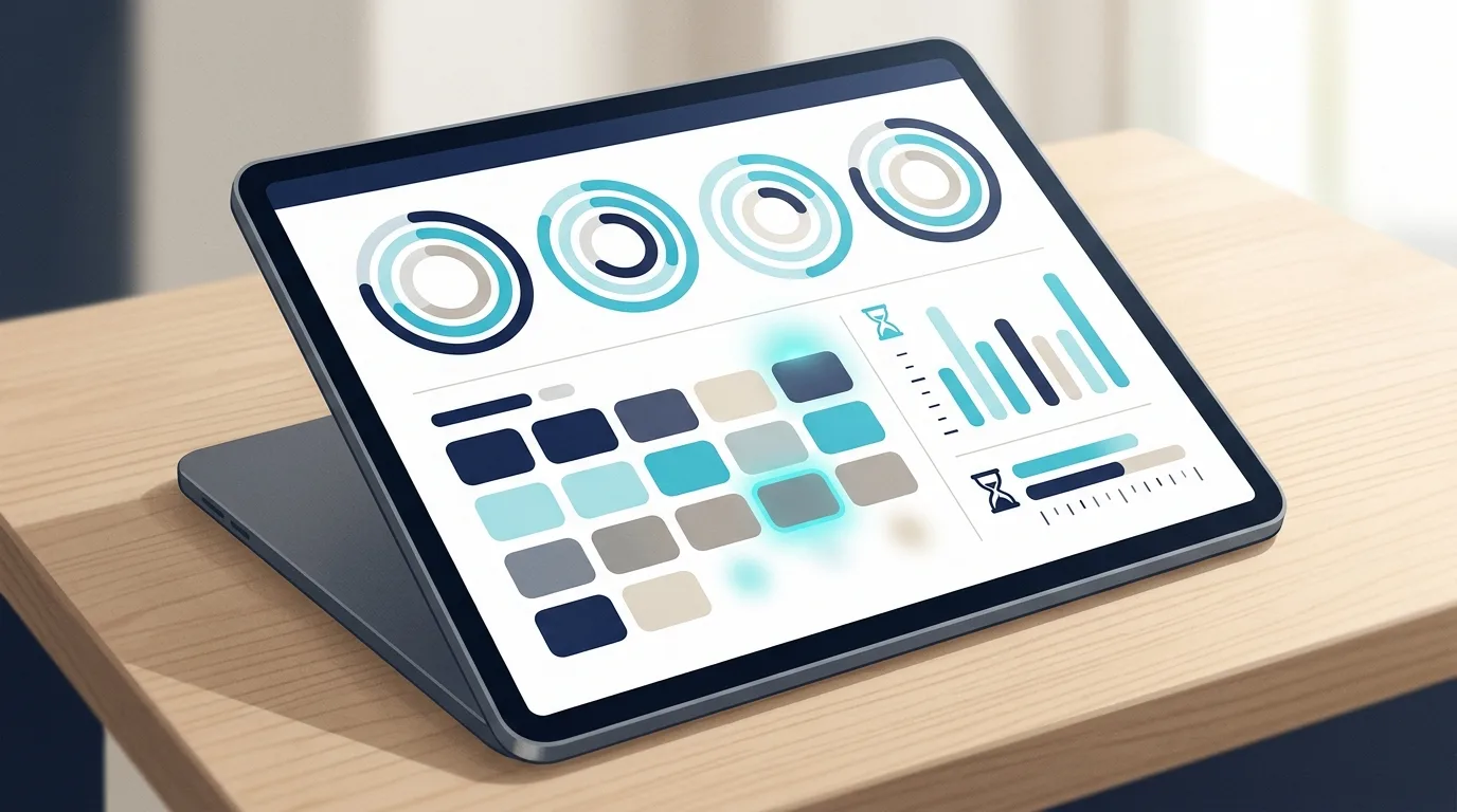 Editorial illustration for Measurement & Progress articles from Somaticore.