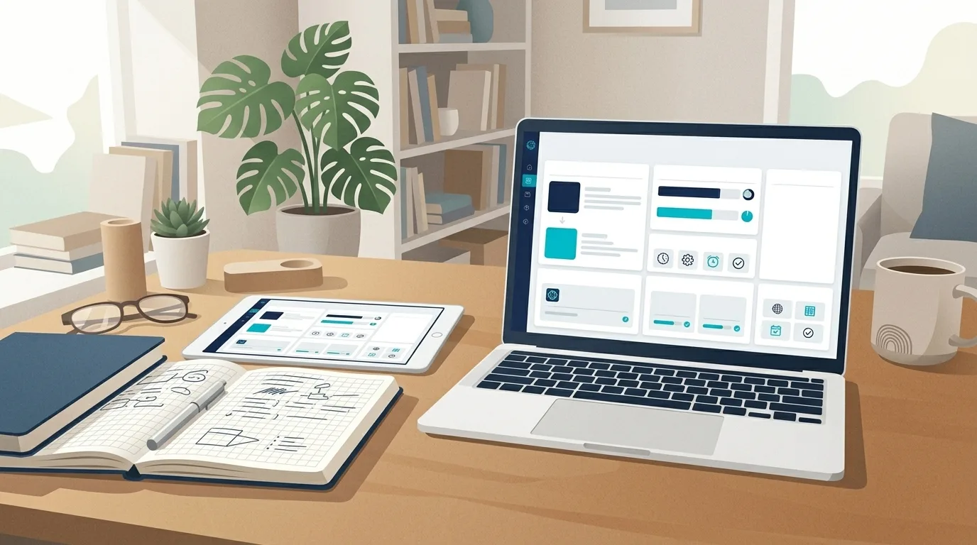 Editorial illustration for Practice Guides articles from Somaticore.