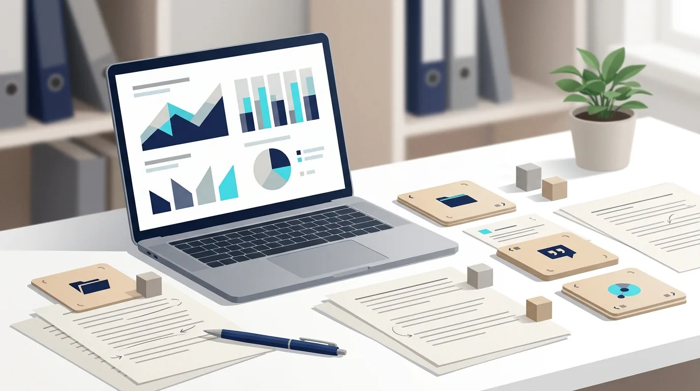 Editorial illustration for Research & Evidence articles from Somaticore.