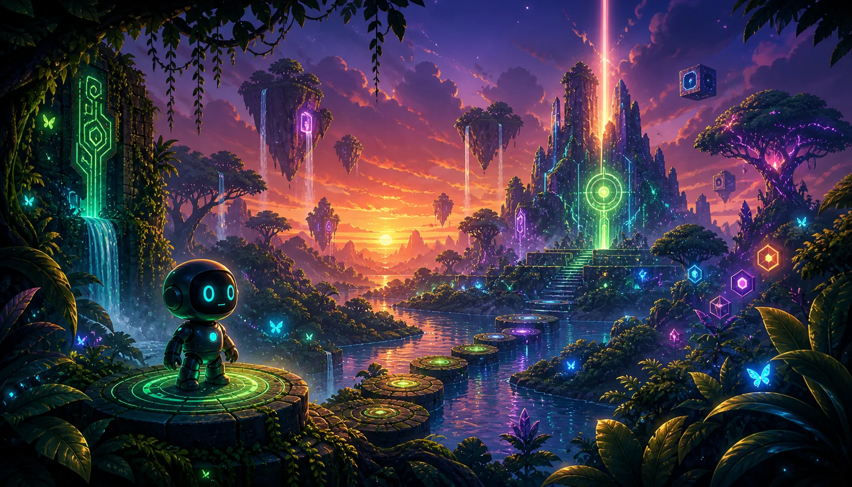 Glow Grid gameplay screenshot 1