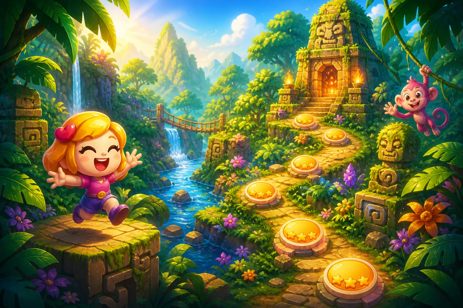 Memory Match Saga gameplay scene 1